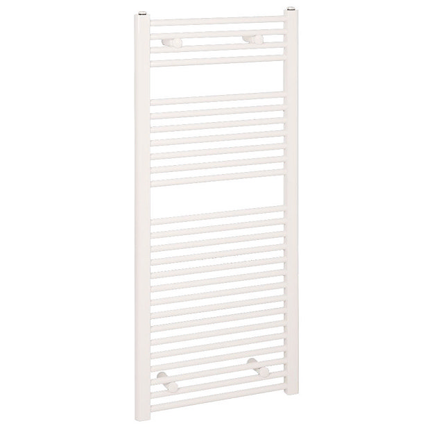 Reina Diva H1200 X W500mm White Flat Electric Towel Rail