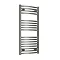 Reina Diva H1600 x W600mm Chrome Curved Electric Towel Rail Large Image