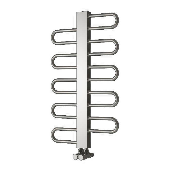 Reina Dynamic Stainless Steel Radiator - Satin Profile Large Image