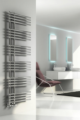 Reina Elisa Steel Designer Radiator - Chrome Large Image