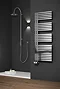 Reina Entice Stainless Steel Radiator - Satin Large Image