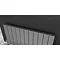 Reina Enzo Horizontal Aluminium Radiator - Black Feature Large Image