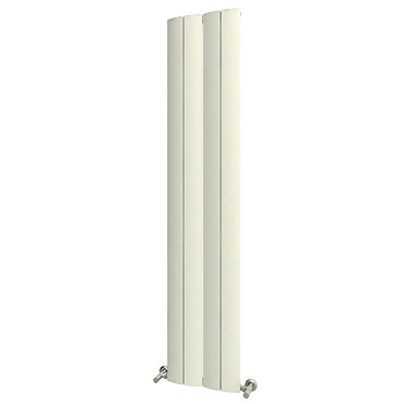 Reina Evago Vertical Aluminium Radiator - White Profile Large Image