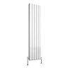 Reina Evie Vertical Aluminium Radiator - White  Profile Large Image
