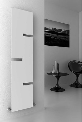 Reina Fiore Steel Designer Radiator - 1800 x 400mm - White Large Image