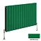 Reina Flat Horizontal Double Panel Designer Radiator - 600 x 440mm - Mint Green Large Image
