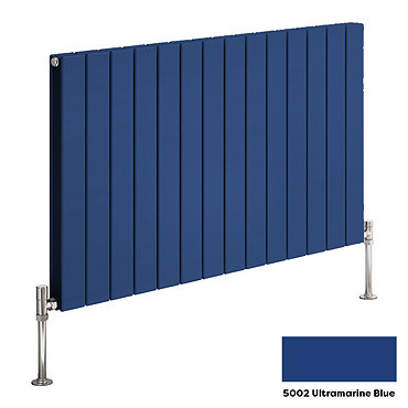 Reina Flat Horizontal Double Panel Designer Radiator - RAL Colour Options  Profile Large Image