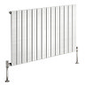 Reina Flat Horizontal Single Panel Designer Radiator - RAL Colour Options Large Image