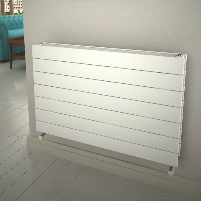 Reina Flatco Type 11 Steel Designer Radiator - White Large Image