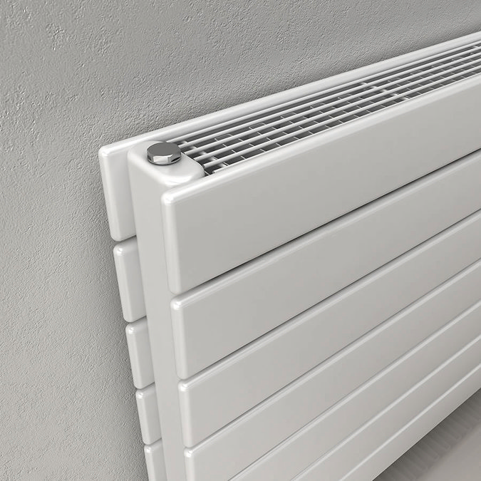 Reina Flatco Type 21 Steel Designer Radiator - White Profile Large Image