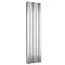 Reina Gio Vertical Double Panel Aluminium Radiator - Polished Large Image