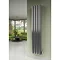 Reina Greco Vertical Double Panel Aluminium Radiator - Anthracite Profile Large Image