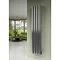 Reina Greco Vertical Double Panel Aluminium Radiator - Polished Profile Large Image