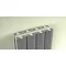 Reina Greco Vertical Double Panel Aluminium Radiator - Polished Feature Large Image