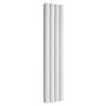 Reina Greco Vertical Single Panel Aluminium Radiator - White Large Image