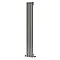 Reina Harmony Stainless Steel Radiator - 1800 x 250mm - Satin Profile Large Image