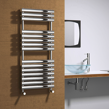 Reina Helin Stainless Steel Radiator - Polished Profile Large Image