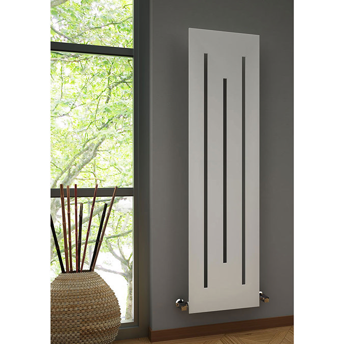 Reina Line Steel Designer Radiator - 1800 x 490mm - Anthracite Profile Large Image