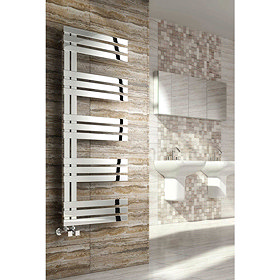 Reina Lovere Stainless Steel Radiator - Polished Large Image