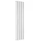 Reina Luca Vertical Double Panel Aluminium Radiator - White Large Image