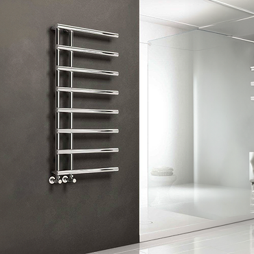 Reina Matera Steel Designer Radiator - Chrome  Profile Large Image