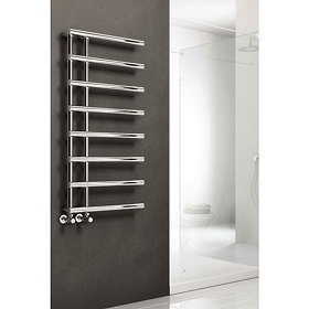 Reina Matera Steel Designer Radiator - Chrome Large Image