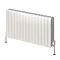 Reina Miray Horizontal Aluminium Radiator - White Profile Large Image