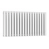 Reina Neva Horizontal Double Panel Designer Radiator - White