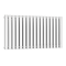 Reina Neva Horizontal Double Panel Designer Radiator - White