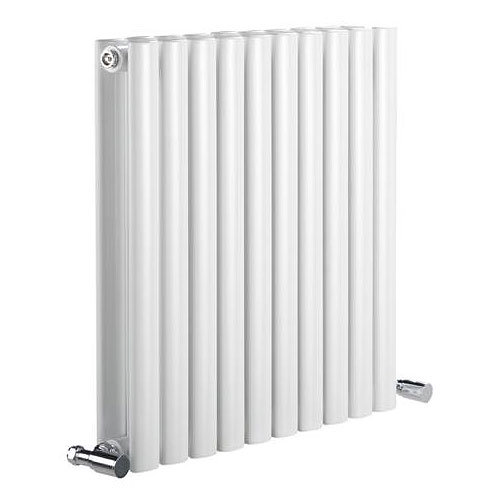Reina Neva Horizontal Double Panel White Designer Radiator Online