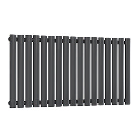 Reina Neva Horizontal Single Panel Designer Radiator - Anthracite