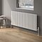 Reina Neva Horizontal Single Panel Designer Radiator - White