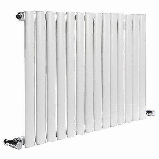 Reina Neva Horizontal Single Panel Designer Radiator | White | Online