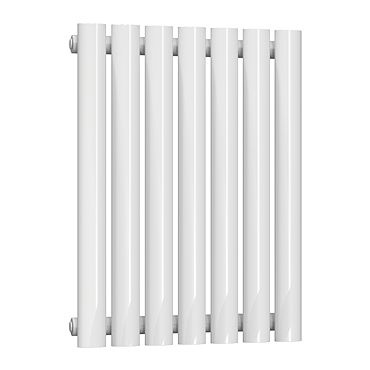 Reina Neva Horizontal Single Panel Designer Radiator - White Profile Large Image