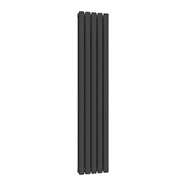 Reina Neva Vertical Double Panel Designer Radiator - Anthracite