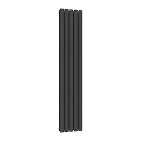 Reina Neva Vertical Double Panel Designer Radiator - Anthracite