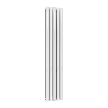 Reina Neva Vertical Double Panel Designer Radiator - White Profile Large Image