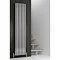 Reina Neva Vertical Single Panel Designer Radiator - Chrome Large Image