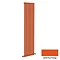 Reina Neva Vertical Single Panel Designer Radiator - 1500 x 354mm - Pure Orange Large Image