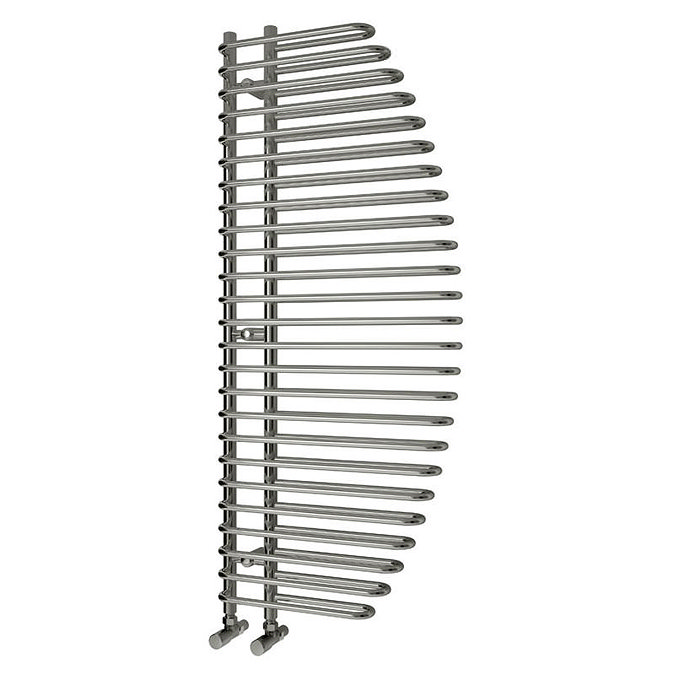 Reina Nola Steel Designer Radiator - 1400 x 600mm - Chrome Large Image