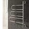 Reina Orne H760 x W580mm Dry Electric Swivel Heated Towel Rail  Profile Large Image