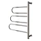 Reina Orne H760 x W580mm Dry Electric Swivel Heated Towel Rail Large Image