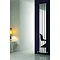 Reina Osimo Vertical Steel Designer Radiator - Chrome Profile Large Image