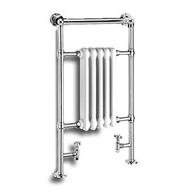 Reina Oxford Traditional Towel Rail Radiator - 960 x 538mm Large Image