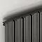 Reina Raile Vertical Steel Designer Radiator - White Profile Large Image
