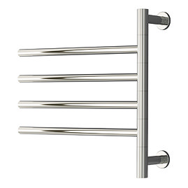 Reina Rance H475 x W500mm Dry Electric Swivel Heated Towel Rail Large Image