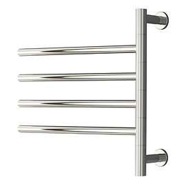Reina Rance H475 x W500mm Dry Electric Swivel Heated Towel Rail Large Image