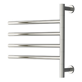 Reina Rance H475 x W500mm Dry Electric Swivel Heated Towel Rail Large Image