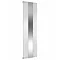 Reina Reflect Vertical Steel Designer Radiator - 1800 x 445mm - White Large Image