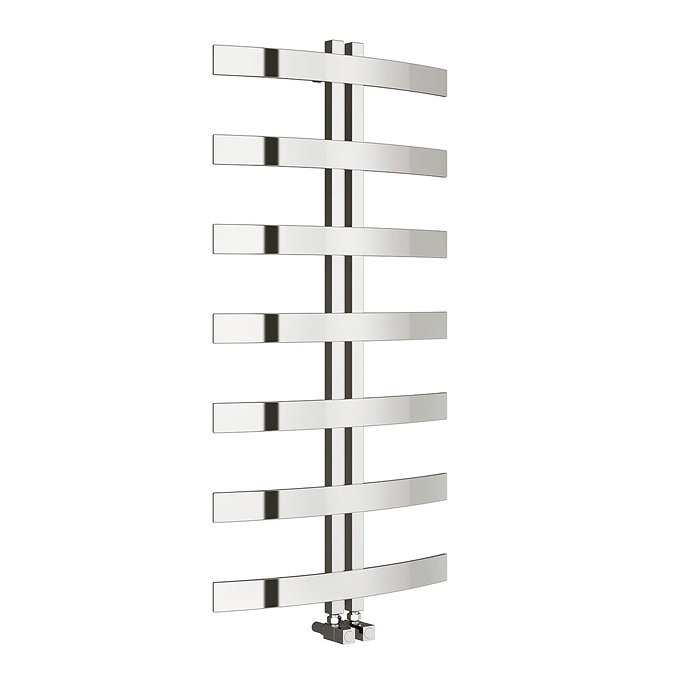 Reina Riesi Stainless Steel Radiator - 1200 x 600mm - Polished Profile Large Image